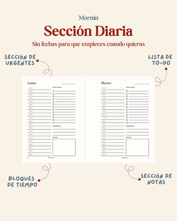 Agenda Mornin — Sección diaria