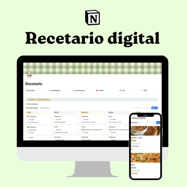 Recetario digital